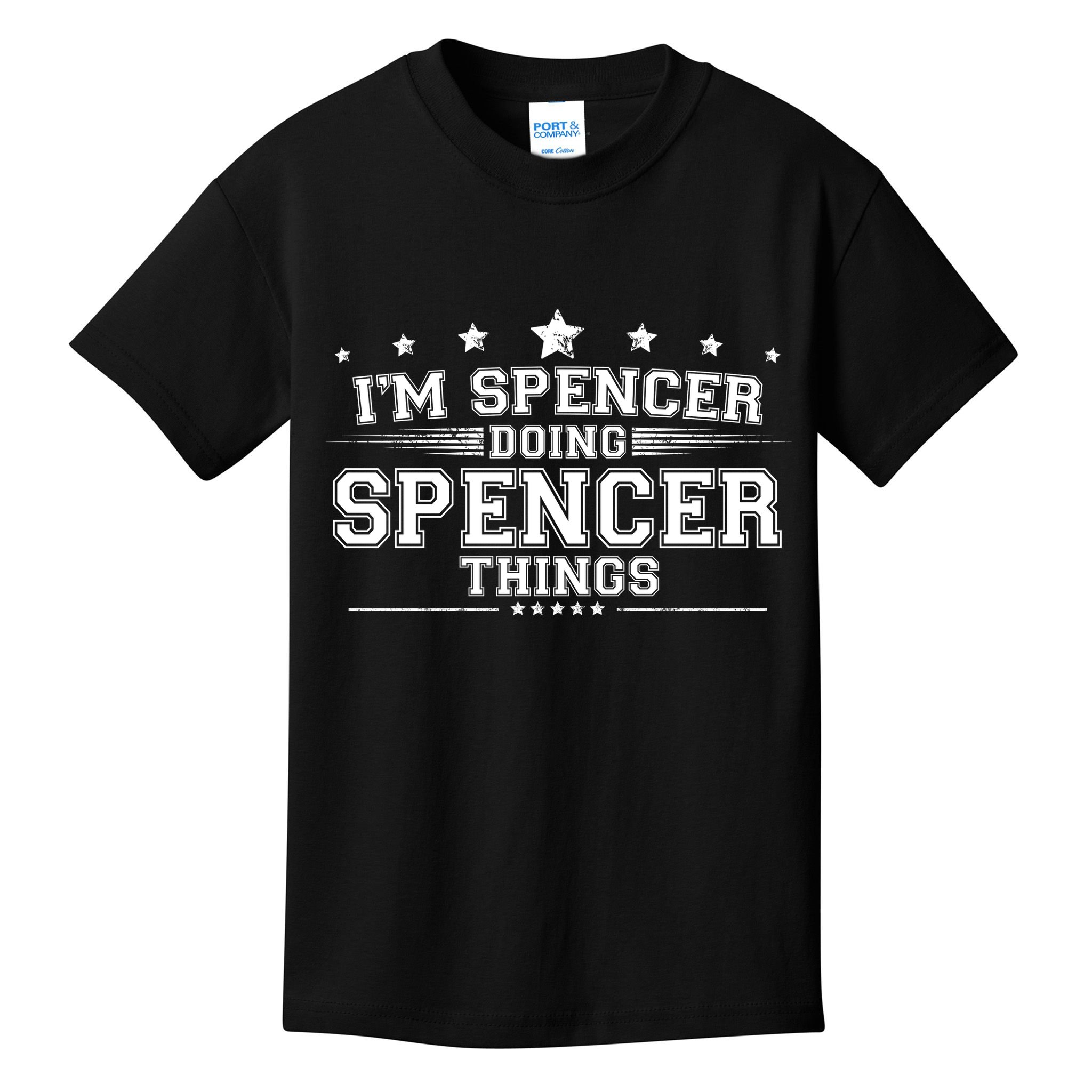 Im Spencer Doing Spencer Things Kids T-Shirt