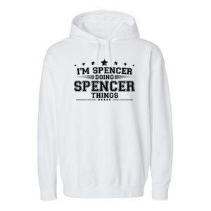 Im Spencer Doing Spencer Things Garment-Dyed Fleece Hoodie