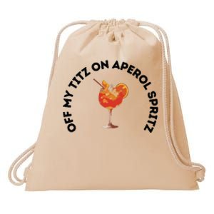 Italian Summer Drink Graphic Drawstring Bag