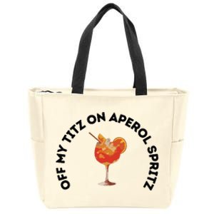 Italian Summer Drink Graphic Zip Tote Bag