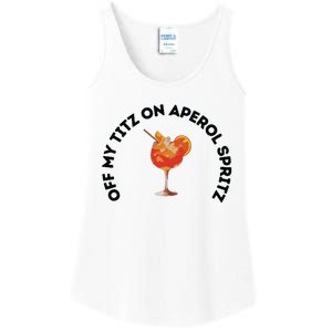 Italian Summer Drink Graphic Ladies Essential Tank