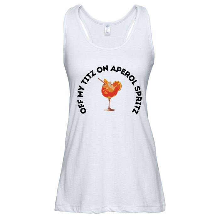 Italian Summer Drink Graphic Ladies Essential Flowy Tank