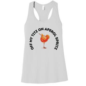 Italian Summer Drink Graphic Women's Racerback Tank