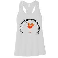 Italian Summer Drink Graphic Women's Racerback Tank