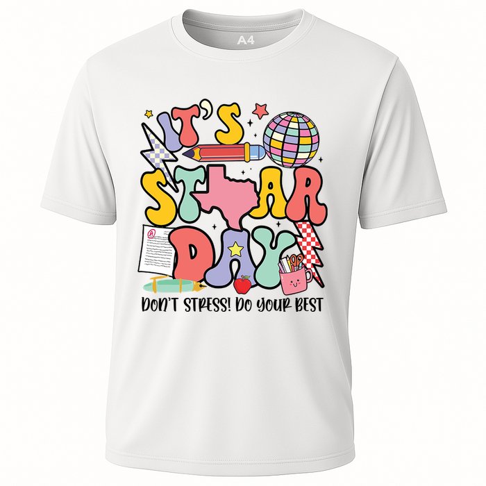 Its Staar Day Dont Stress Do Your Best Test Day Groovy Performance Shirt