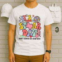 Its Staar Day Dont Stress Do Your Best Test Day Groovy T-Shirt