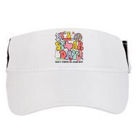 Its Staar Day Dont Stress Do Your Best Test Day Groovy Adult Drive Performance Visor