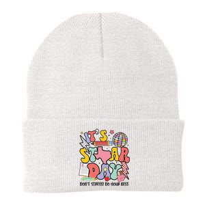 Its Staar Day Dont Stress Do Your Best Test Day Groovy Knit Cap Winter Beanie