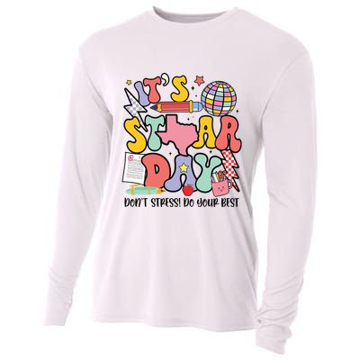 Its Staar Day Dont Stress Do Your Best Test Day Groovy Cooling Performance Long Sleeve Crew