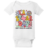 Its Staar Day Dont Stress Do Your Best Test Day Groovy Baby Bodysuit
