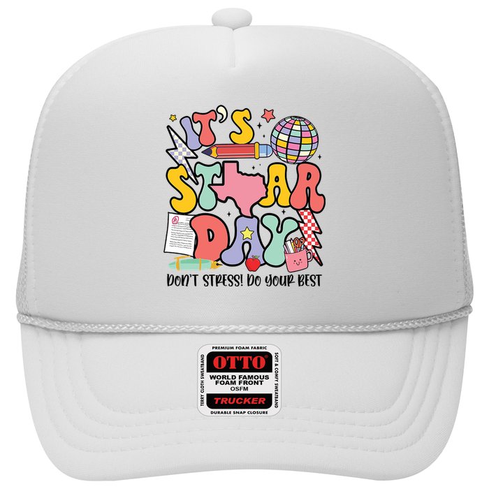 Its Staar Day Dont Stress Do Your Best Test Day Groovy Trucker Hat
