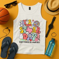 Its Staar Day Dont Stress Do Your Best Test Day Groovy Tank Top