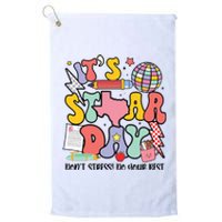 Its Staar Day Dont Stress Do Your Best Test Day Groovy Platinum Collection Golf Towel