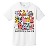 Its Staar Day Dont Stress Do Your Best Test Day Groovy Kids T-Shirt