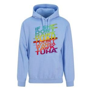 If She Dont Hawk Tuah I Dont Wanna Tawk Tuha Gift Unisex Surf Hoodie