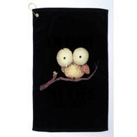 IM Sorry Did I Roll My Eyes Out Loud Funny Owl Lover Golf Towel