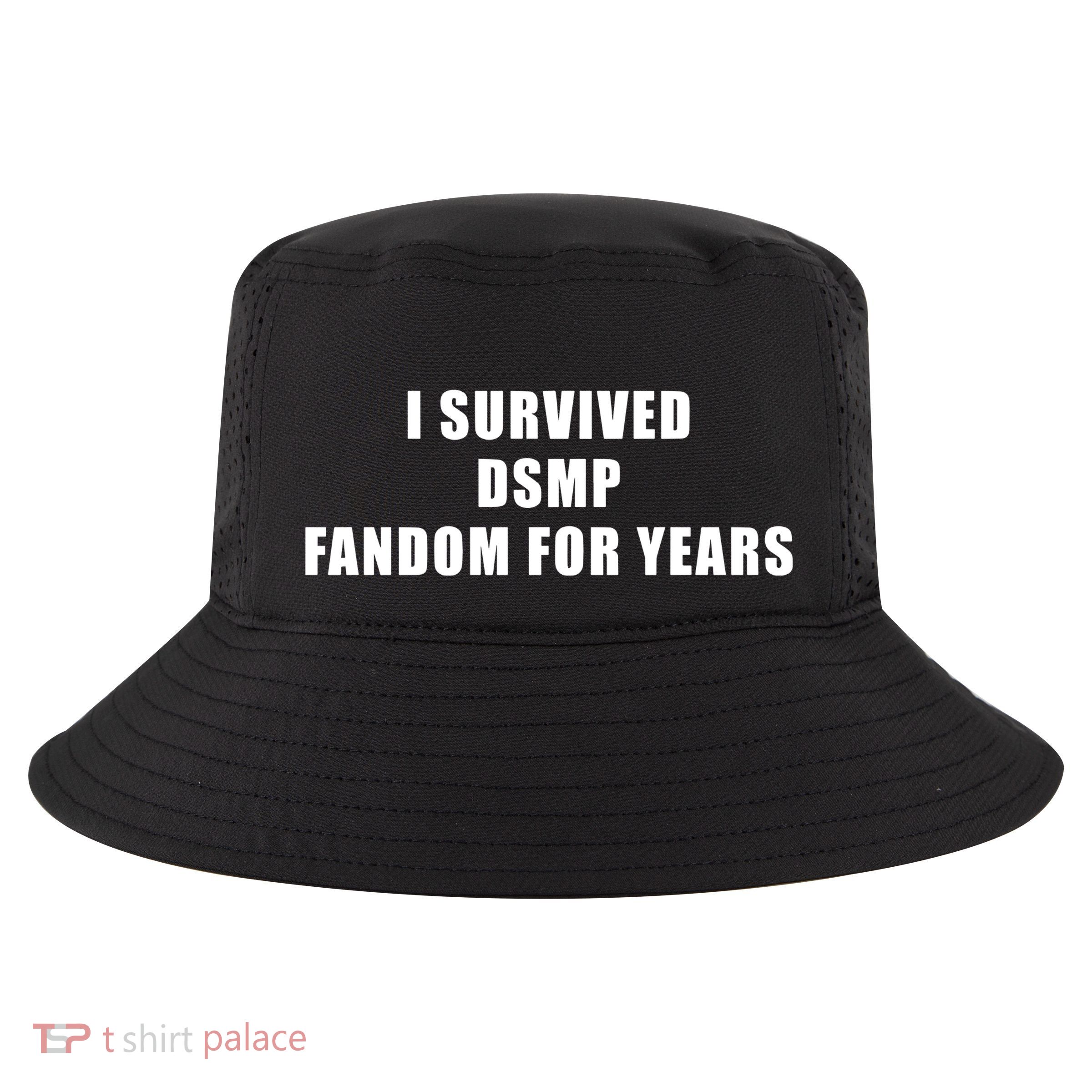 I Survived Dsmp Fandom For Years Cool Comfort Performance Bucket Hat