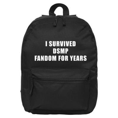 I Survived Dsmp Fandom For Years 16 in Basic Backpack