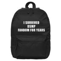 I Survived Dsmp Fandom For Years 16 in Basic Backpack