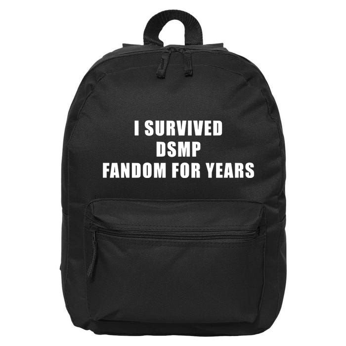 I Survived Dsmp Fandom For Years 16 in Basic Backpack