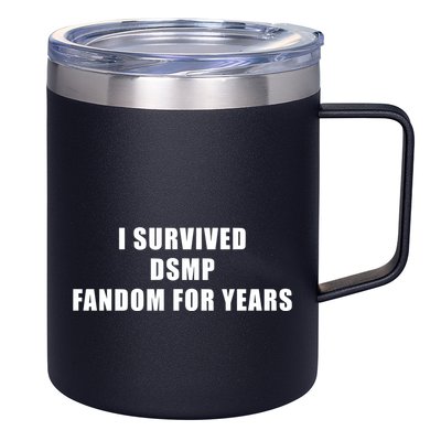 I Survived Dsmp Fandom For Years 12oz Stainless Steel Coffee Mug
