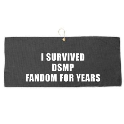 I Survived Dsmp Fandom For Years Large Microfiber Waffle Golf Towel