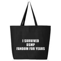 I Survived Dsmp Fandom For Years 25L Jumbo Tote