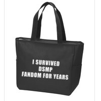 I Survived Dsmp Fandom For Years Zip Tote Bag
