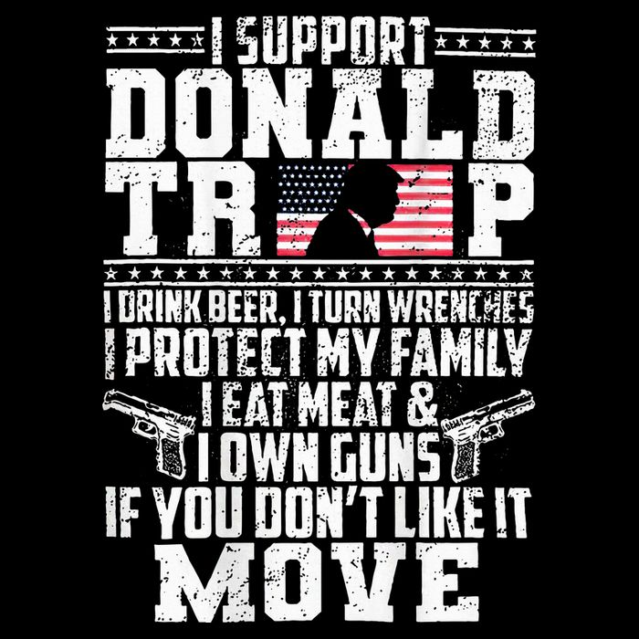 I Support Donald Trump I Drink Beer I Turn Wrenches Cooling Performance Crew T-Shirt