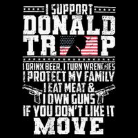I Support Donald Trump I Drink Beer I Turn Wrenches Impact Tech Backpack