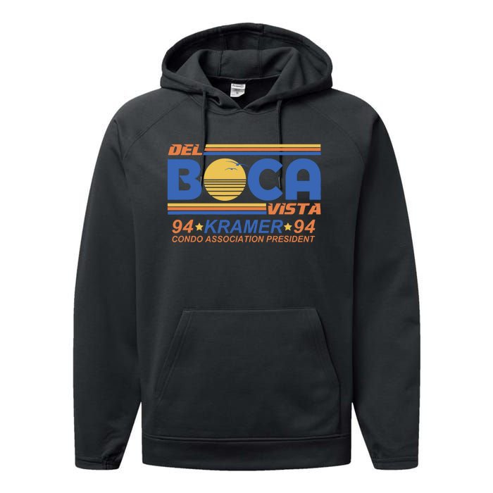 I Survived Del Boca Vista And All I Got Was This Performance Fleece Hoodie