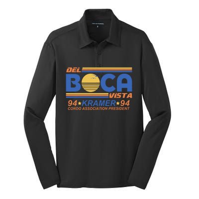 I Survived Del Boca Vista And All I Got Was This Silk Touch Performance Long Sleeve Polo