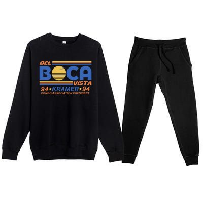 I Survived Del Boca Vista And All I Got Was This Premium Crewneck Sweatsuit Set