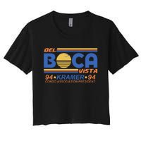 I Survived Del Boca Vista And All I Got Was This Women's Crop Top Tee