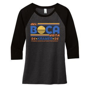 I Survived Del Boca Vista And All I Got Was This Women's Tri-Blend 3/4-Sleeve Raglan Shirt