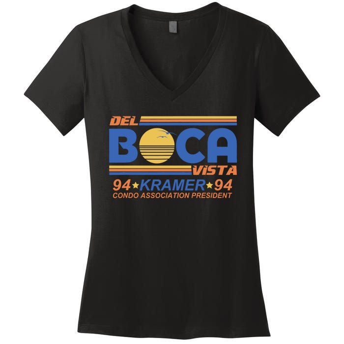 I Survived Del Boca Vista And All I Got Was This Women's V-Neck T-Shirt