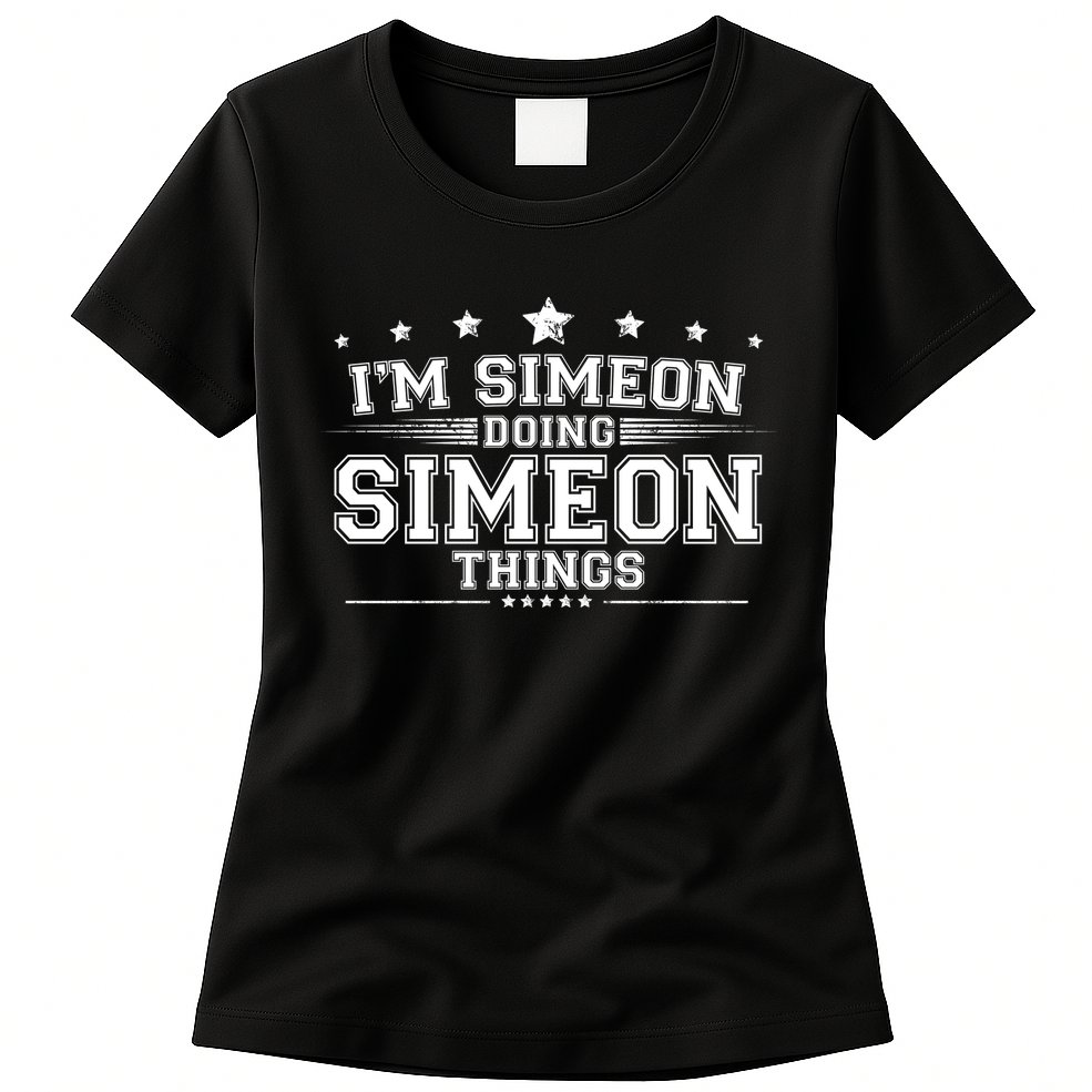 Im Simeon Doing Simeon Things Womens T-Shirt