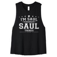 Im Saul Doing Saul Things Women's Racerback Cropped Tank