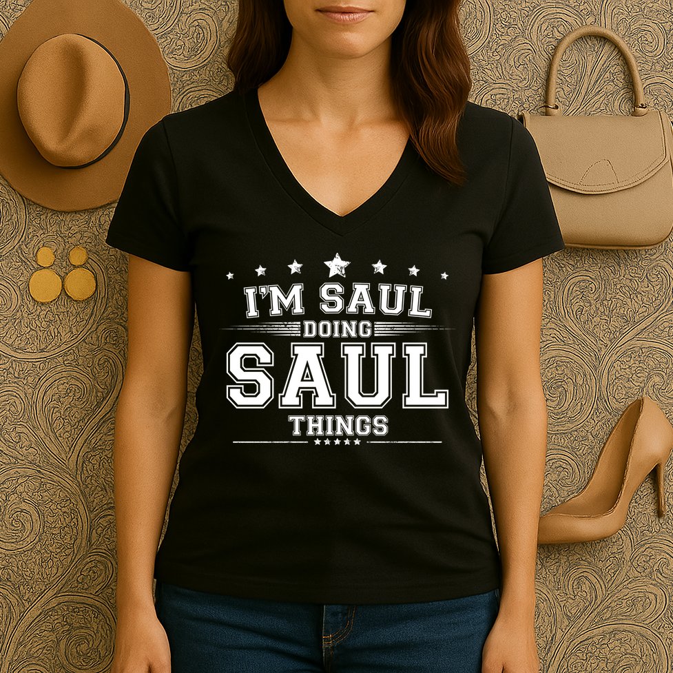 Im Saul Doing Saul Things Women's V-Neck T-Shirt