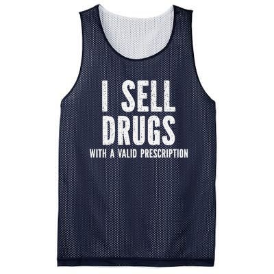 I Sell Drugs With A Valid Prescription Mesh Reversible Basketball Jersey Tank