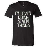 Im Seven Doing Seven Things V-Neck T-Shirt