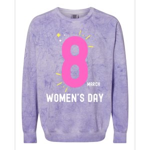 International S Day 8 March 2024 #Choosetochallenge Gift Colorblast Crewneck Sweatshirt