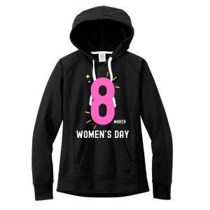 International S Day 8 March 2024 #Choosetochallenge Gift Women's Fleece Hoodie