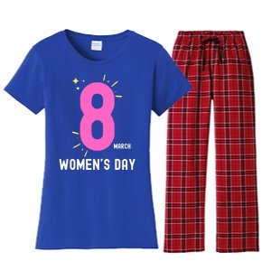 International S Day 8 March 2024 #Choosetochallenge Gift Women's Flannel Pajama Set