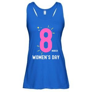 International S Day 8 March 2024 #Choosetochallenge Gift Ladies Essential Flowy Tank