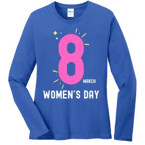 International S Day 8 March 2024 #Choosetochallenge Gift Ladies Long Sleeve Shirt