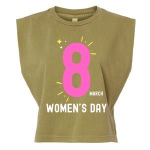 International S Day 8 March 2024 #Choosetochallenge Gift Garment-Dyed Women's Muscle Tee