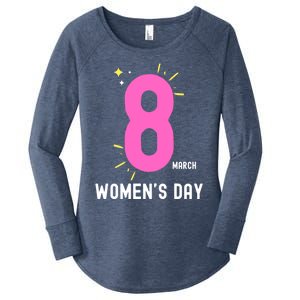 International S Day 8 March 2024 #Choosetochallenge Gift Women's Perfect Tri Tunic Long Sleeve Shirt