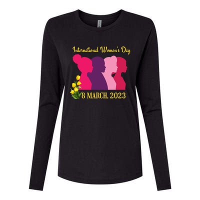 International 'S Day Happy 'S Day 8 March Gift Womens Cotton Relaxed Long Sleeve T-Shirt