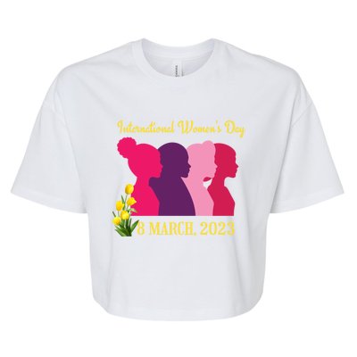 International 'S Day Happy 'S Day 8 March Gift Bella+Canvas Jersey Crop Tee